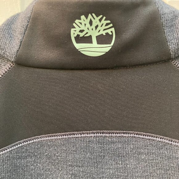 Timberland merino wool blend 1/2 zip long sleeve pullover size Large - Picture 7 of 8